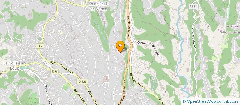 localisation de l'entreprise 808 716 211 à LA COLLE-SUR-LOUP