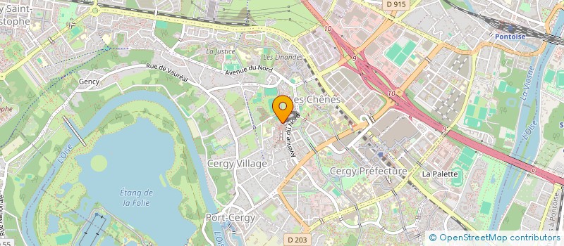 localisation de l'entreprise 808 726 152   CERGY