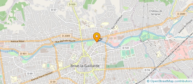 localisation de l'entreprise 808 750 780   DONZENAC