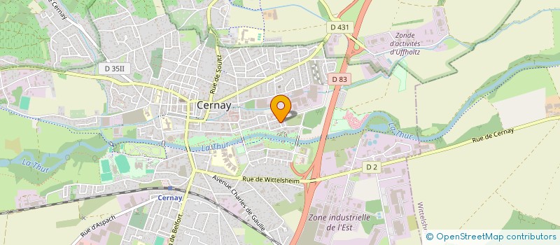 localisation de l'entreprise 808 766 828 à UFFHOLTZ
