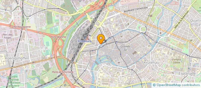 localisation de l'entreprise 808 767 164 à STRASBOURG