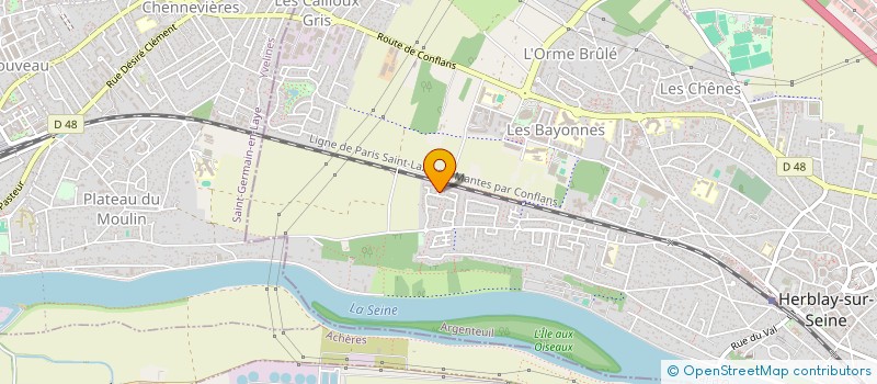 localisation de l'entreprise 808 770 465   HERBLAY-SUR-SEINE