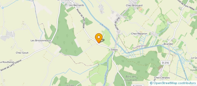 localisation de l'entreprise 808 780 589   SAINT-SULPICE-D'ARNOULT