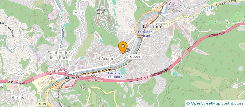 localisation de l'entreprise 808 793 731 à NICE