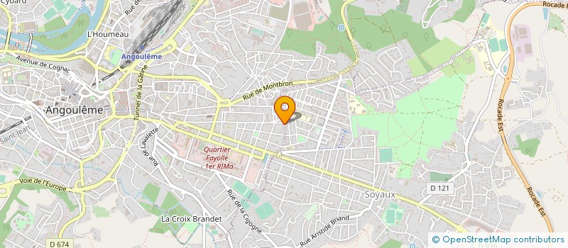 localisation de l'entreprise 808 821 482 à ANGOULEME