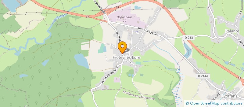localisation de l'entreprise 808 822 209   FROTEY-LES-LURE