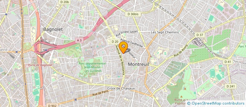 localisation de l'entreprise 808 849 335   MONTREUIL
