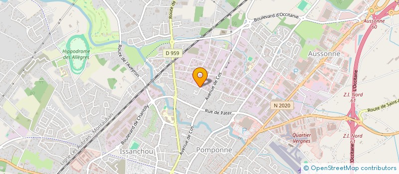 localisation de l'entreprise 808 850 309   MONTAUBAN