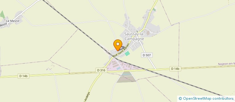 localisation de l'entreprise 808 868 426   SAUSSAY-LA-CAMPAGNE