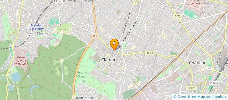 localisation de l'entreprise 808 881 379 à CLAMART