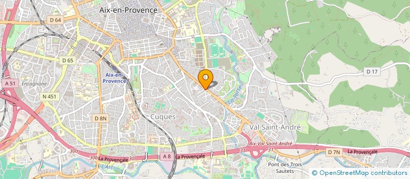 localisation de l'entreprise 808 889 521 à AIX-EN-PROVENCE
