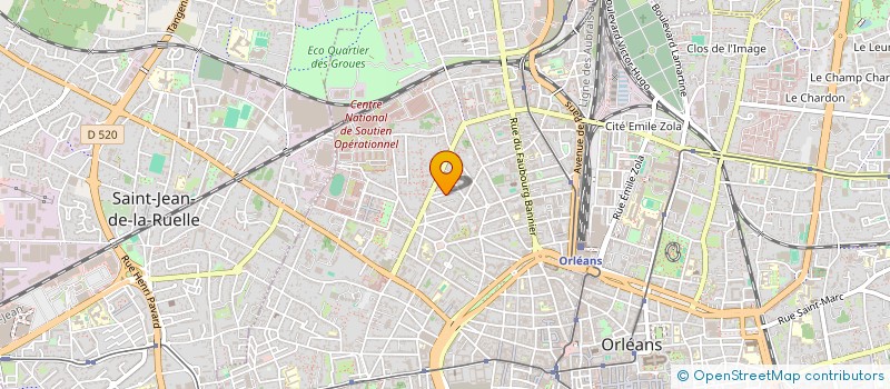 localisation de l'entreprise 808 905 889 à ORLEANS