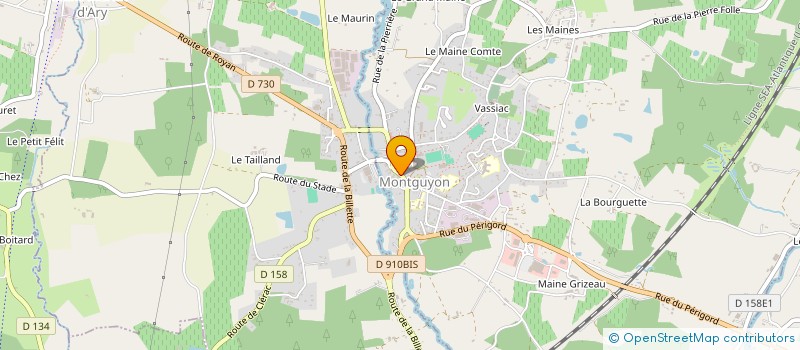 localisation de l'entreprise 808 910 756   MONTGUYON