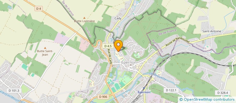 localisation de l'entreprise 808 915 482 à EPERNON