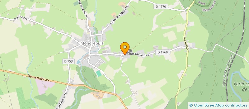 localisation de l'entreprise 808 921 423   MONDREPUIS