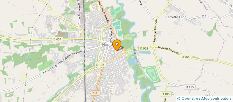 localisation de l'entreprise 808 923 817   FLEURANCE