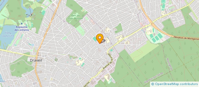 localisation de l'entreprise 808 944 227   DRAVEIL