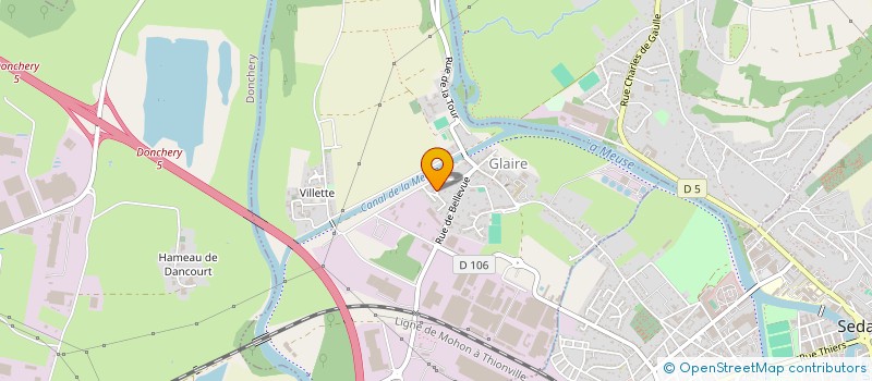 localisation de l'entreprise 808 949 382   GLAIRE