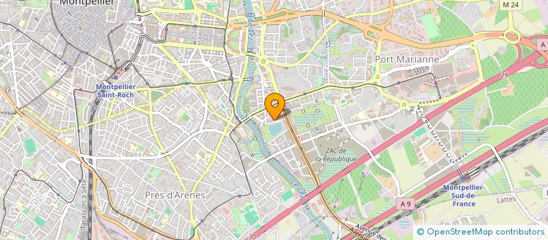 localisation de l'entreprise 808 953 947   MONTPELLIER