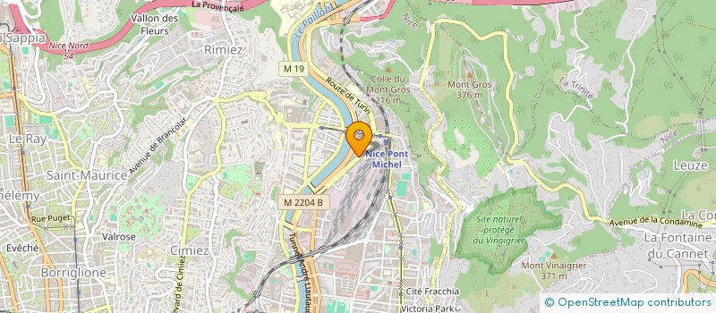localisation de l'entreprise 808 958 250 à NICE