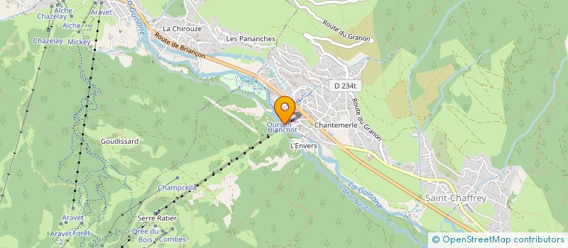 localisation de l'entreprise 808 961 593   SAINT-CHAFFREY