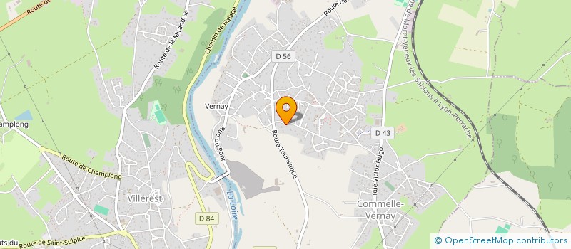 localisation de l'entreprise 808 962 617   COMMELLE-VERNAY