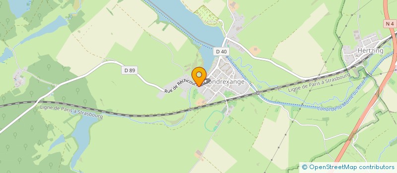 localisation de l'entreprise 808 993 299   GONDREXANGE