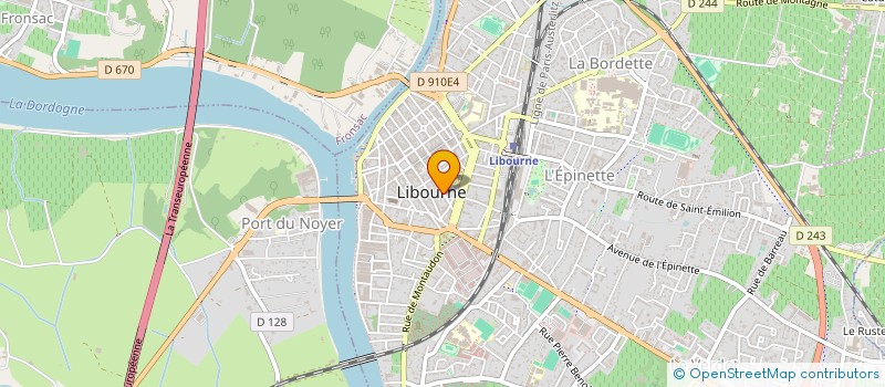 localisation de l'entreprise 808 POETRY  LIBOURNE