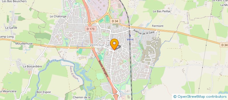 localisation de l'entreprise 809 046 493   VERN-SUR-SEICHE