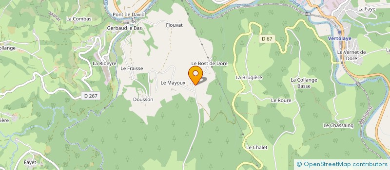 localisation de l'entreprise 809 049 422   BERTIGNAT