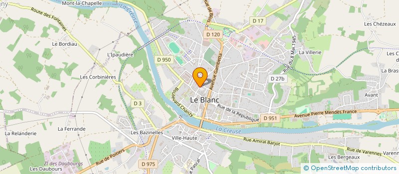 localisation de l'entreprise 809 091 747 à LE BLANC