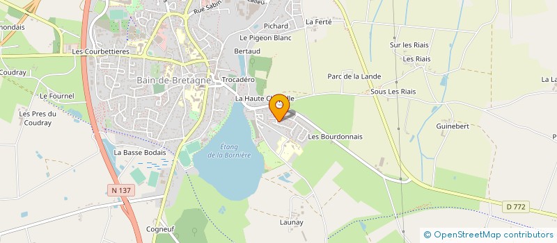 localisation de l'entreprise 809 099 351   BAIN-DE-BRETAGNE