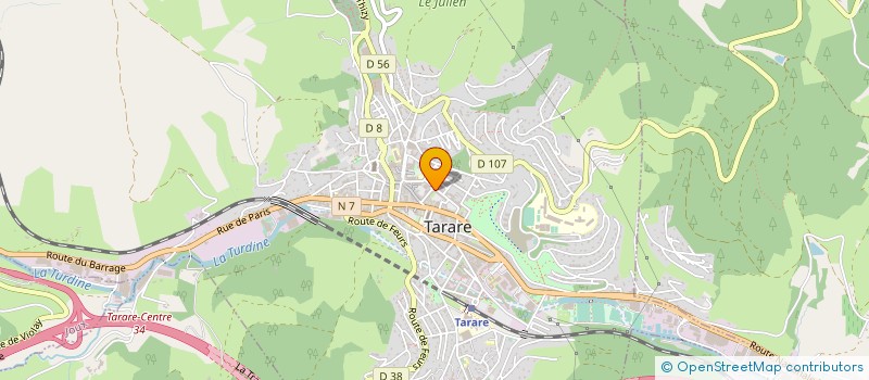 localisation de l'entreprise 809 111 545   TARARE