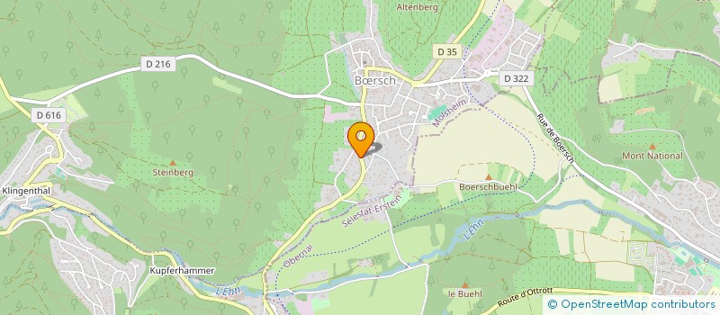 localisation de l'entreprise 809 125 479   OBERNAI