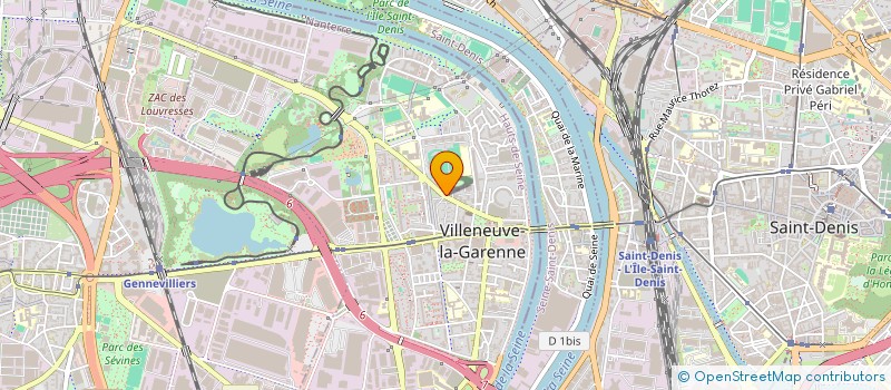 localisation de l'entreprise 809 133 457   VILLENEUVE-LA-GARENNE