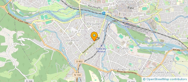 localisation de l'entreprise 809 147 507  à PAU