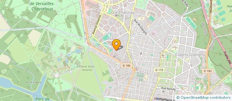 localisation de l'entreprise 809 162 282   LE CHESNAY-ROCQUENCOURT