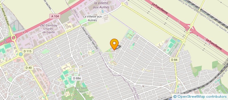 localisation de l'entreprise 809 184 468   MITRY-MORY