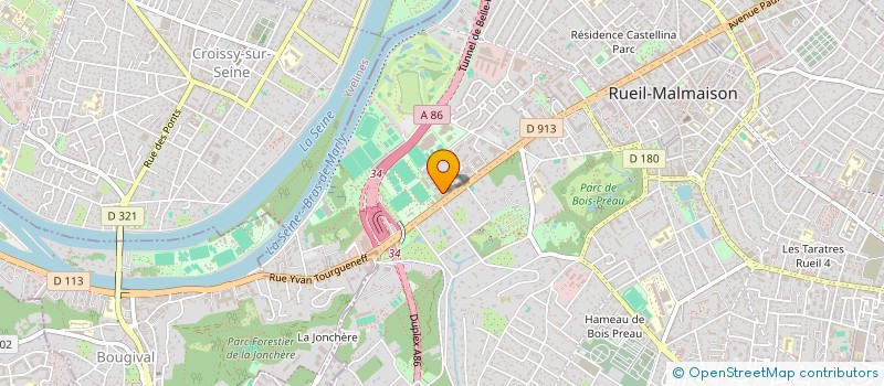 localisation de l'entreprise 809 190 010   CHATOU