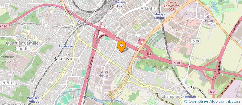 localisation de l'entreprise 809 190 184   PALAISEAU