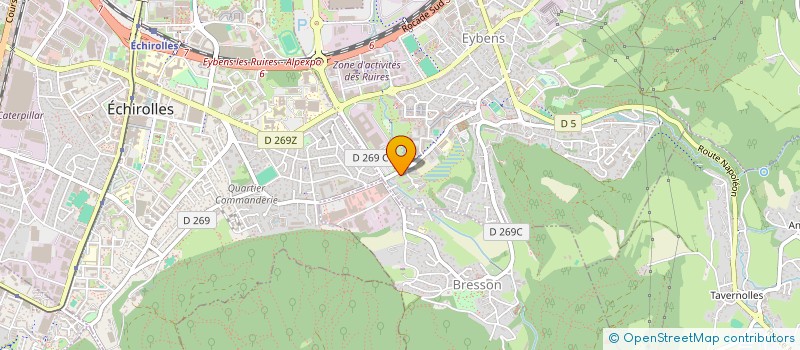 localisation de l'entreprise 809 201 866   EYBENS