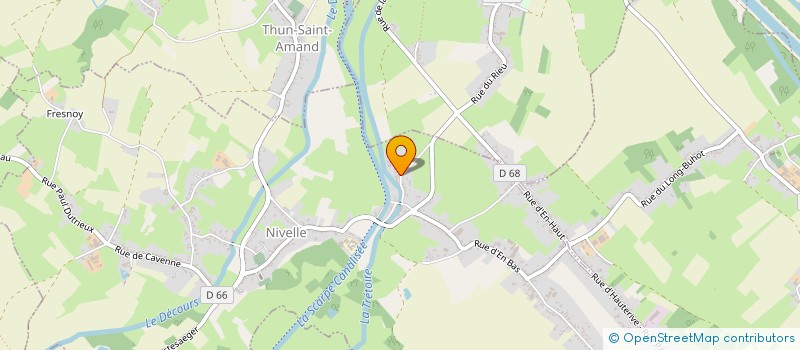 localisation de l'entreprise 809 213 614   NIVELLE