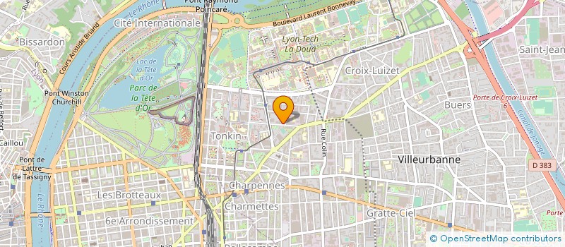 localisation de l'entreprise 809 223 969   VILLEURBANNE