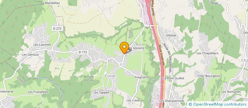 localisation de l'entreprise 809 226 814 à CUVAT