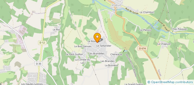 localisation de l'entreprise 809 293 772  à CHADURIE