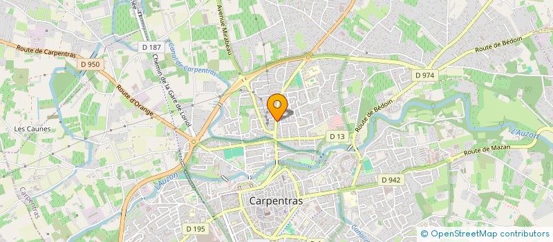 localisation de l'entreprise 809 312 168  à CARPENTRAS