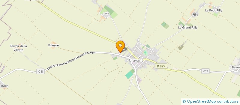 localisation de l'entreprise 809 319 973   CRAVANT