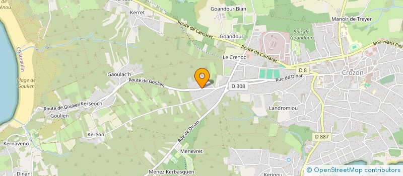 localisation de l'entreprise 809 328 750   CROZON