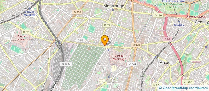 localisation de l'entreprise 809 349 624   MONTROUGE