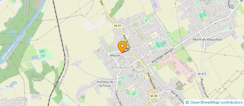 localisation de l'entreprise 809 351 620   PONT-A-MARCQ